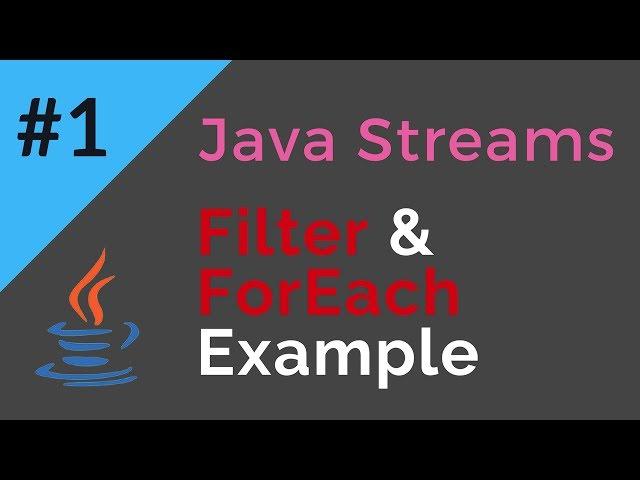 Java Streams | Filter & ForEach Example | Tech Primers