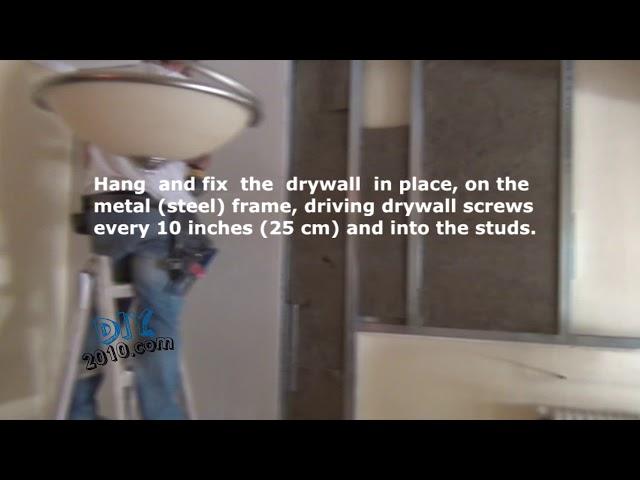 How to Hang Drywall | How to Tape and Mud Drywall Joint | How to Install Drywall to Insulate Walls