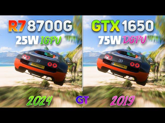 Ryzen 7 8700G vs GTX 1650 - Gaming Benchmarks | Test in 12 Games |