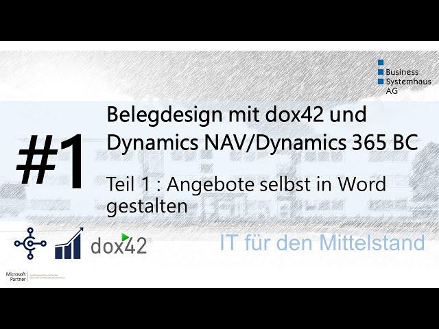 Dynamics NAV & Dynamics 365 BC Design Hack - Angebote selbst in Word gestalten