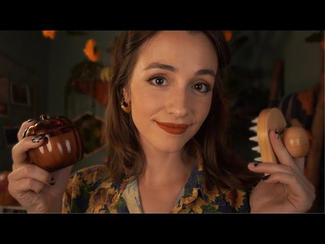 ASMR | COZY Autumn Pampering Session  (layered sounds, personal attention)