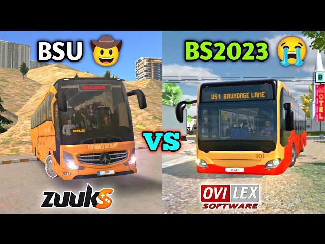 Bus Simulator Ultimate vs Bus Simulator 2023 | Ovilex Games vs Zuuks Games