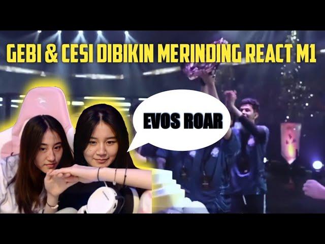 ONIC GEBI DAN CESI DIBUAT MERINDING LIAT PERJUANGAN EVOS  || REACTION EVOS M1 2019