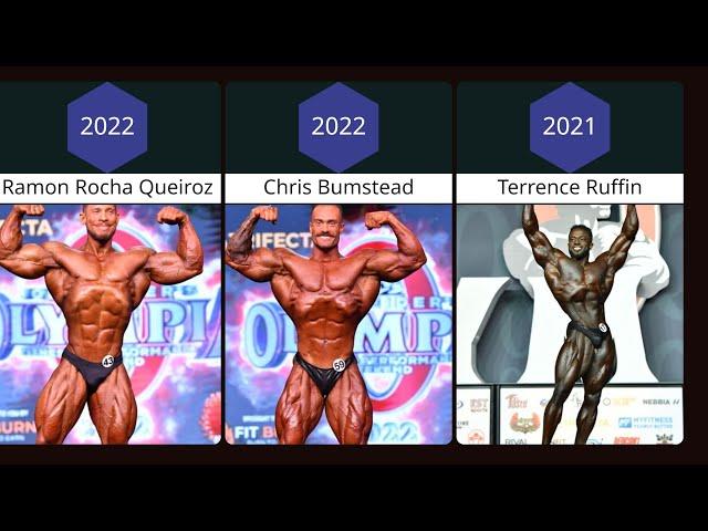 all Classic Physique Olympia winners (2016 - 2022)