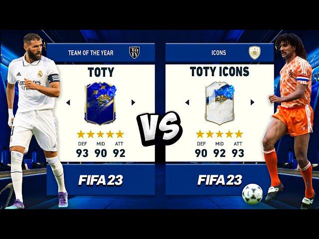 Team of the Year vs. TOTY Icons