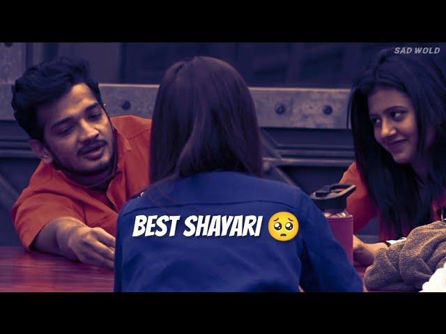 munawar Faruqui bestshayari whatsapp status emotional shayari || yt sad world ||