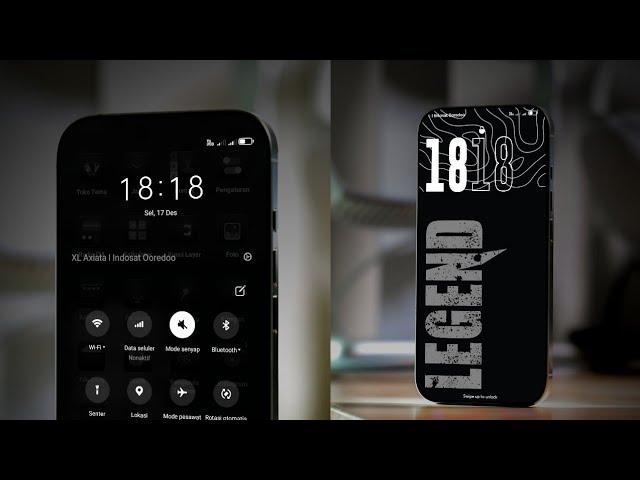 Hyper OS V11 Dark Theme - Tema Oppo Color OS/Realme UI