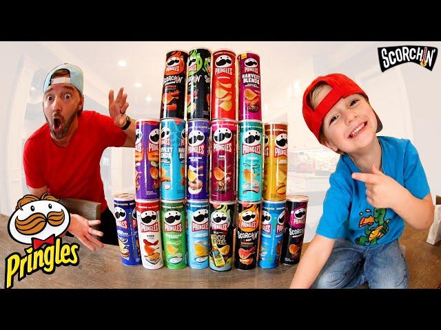 4 Year Old Ranks Every Pringles Flavor.