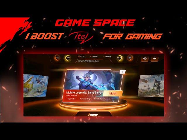 iBOOST GAME SPACE UNTUK ANDROID - ITEL/INFINIX/TECNO || GAME BOOSTER