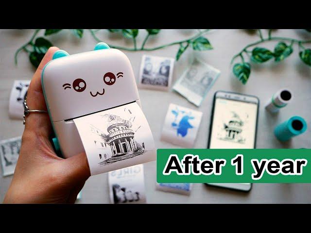 Mini Thermal Printer from Aliexpress After 1 Year of Use | sub review