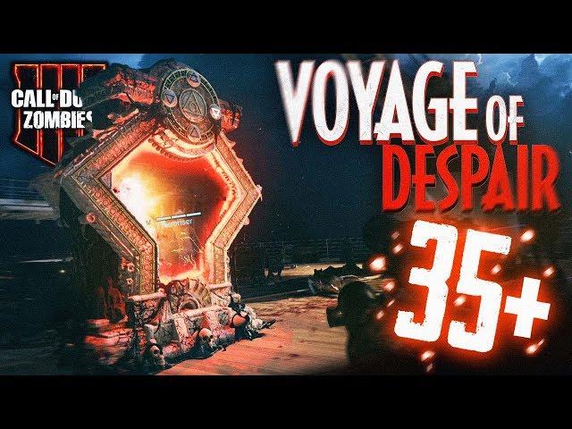VOYAGE of DESPAIR *EASY* Round 35+ Gameplay/Tutorial! (Black Ops 4 Zombies)