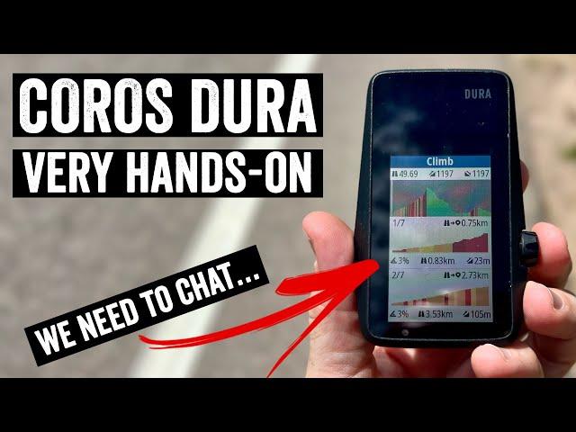 COROS Dura Bike GPS Hands-On: Never Charge Again?