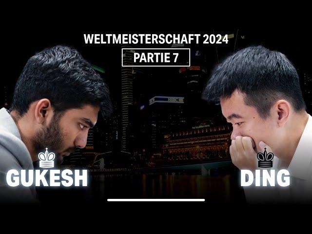 Drama in Runde 7! Gukesh vs Ding, Schachweltmeisterschaft 2024