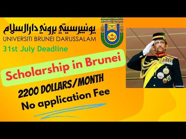 Fully Funded Scholarship in Brunei 2024. University Brunei Darussalam Scholarship. Complete details.