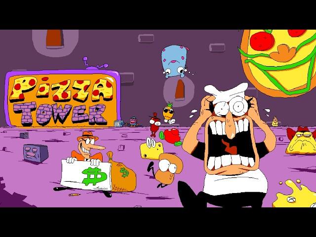 Pizza Tower - Full Game 101% Walkthrough (All P-Ranks)