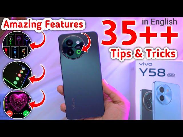 Vivo Y58 5G Tips And Tricks In English | Vivo Y58 Tips And Tricks | Top 35+