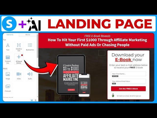 Create Stunning Landing Pages on Systeme io with AI (Hidden Features)