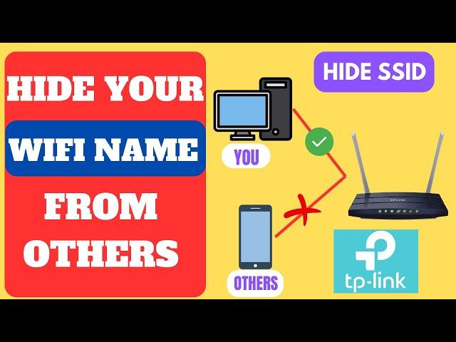 How to Hide TP Link Wifi Network Name | Disable SSID Broadcast