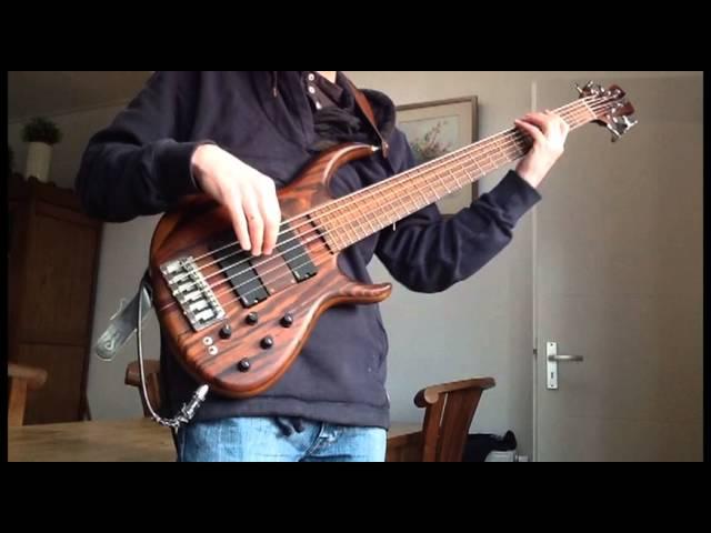 Tobias 6-string bass with EMG 45J pickups