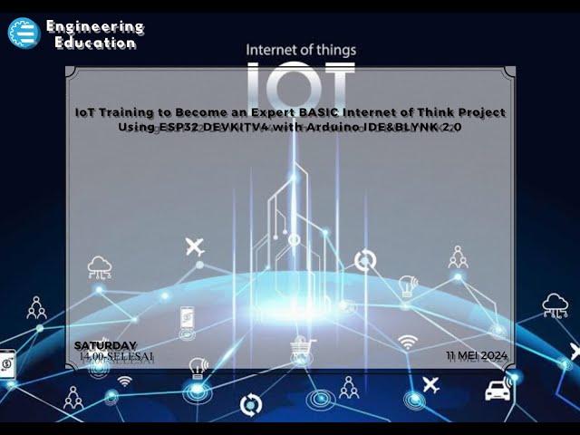 IoT Training to Become an Expert BASIC Internet of Think Project Using ESP32 DEVKITV4 with Arduino