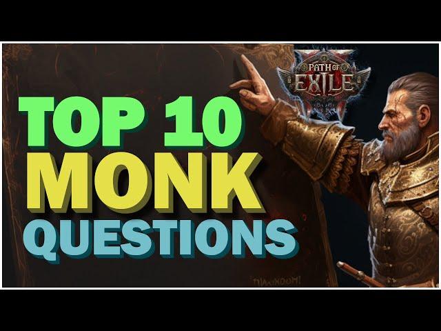 Path Of Exile 2 - Top 10 Most Asked Monk Questions and Answers about CI Cold Explosion Monk!