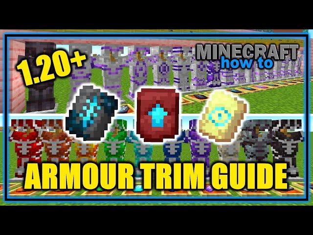 Complete Guide to Armour Trim & Smithing Templates! (1.20+) | Easy Minecraft Tutorial