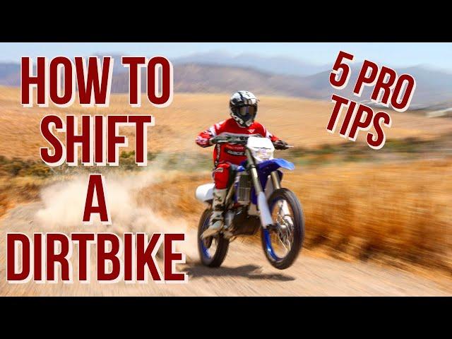 How To Shift a Dirt Bike|5 Pro Tips