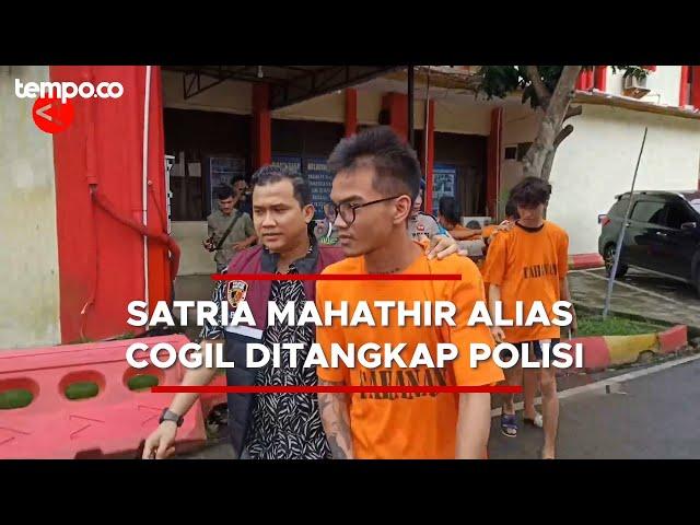 TikToker Satria Mahathir Alias Cogil Ditangkap Polisi dalam Kasus Pengeroyokan