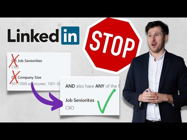 THREE Mistakes That Will KILL Your LinkedIn Ads 