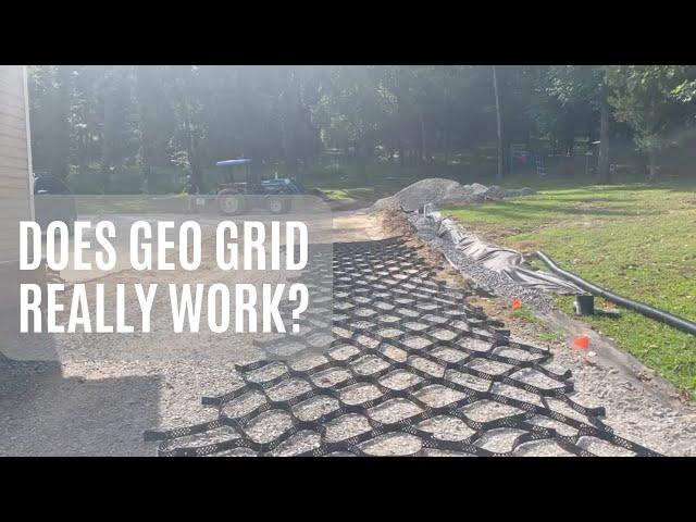 DIY Gravel Driveway with Geo Ground Grid