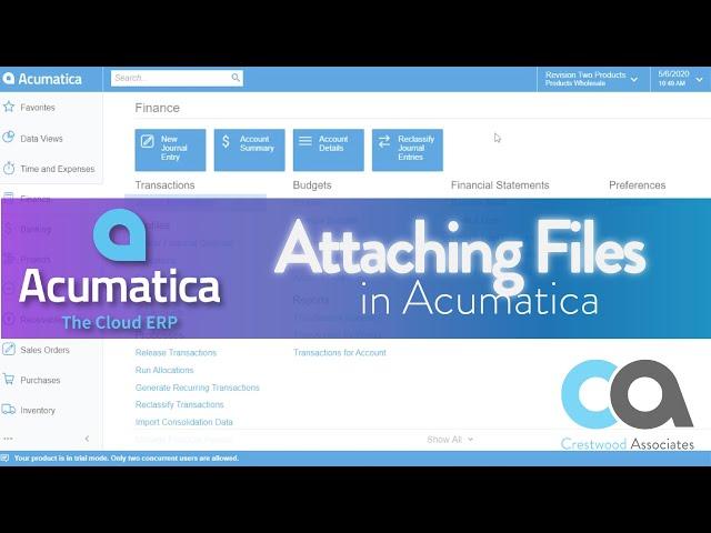 Attaching Files in Acumatica