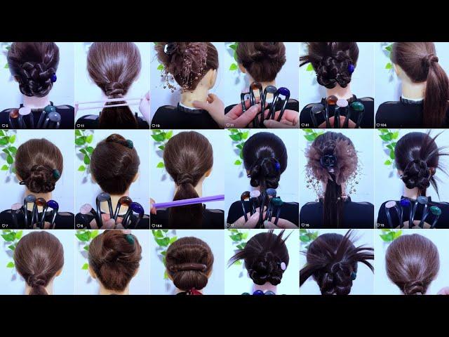 Simple n easy hairbun hairstyle || easy party hairstyles || hairstyle for girls