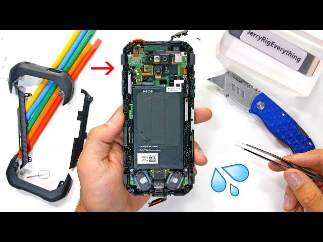 The Worlds Most Waterproof Smart Phone! - Teardown