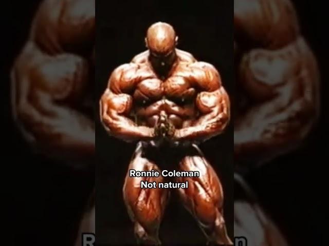 Ronnie Coleman NATURAL VS. NOT NATURAL. #shorts #gym #bodybuilding #legend