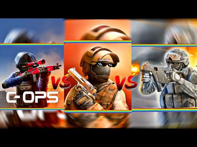 Standoff 2 vs Critical ops vs Bullet force comparison | FPS Games |