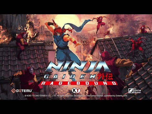 Ninja Gaiden : Ragebound - Reveal Trailer #retro #newtrailer #2025