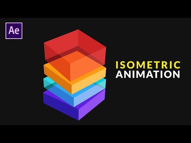 Isometric Cube Animation - After Effects Tutorial