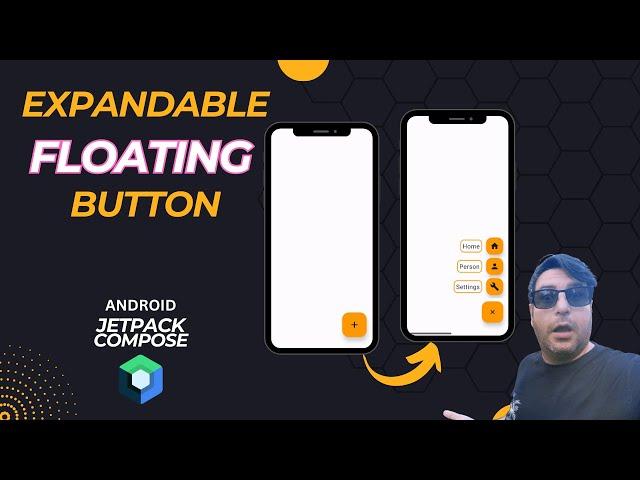 Expandable FloatingAction Button in Android Jetpack Compose.