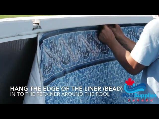 Beaded Above Ground Pool Liner Installation (With Voiceover) | Available at Pool Supplies Canada.ca