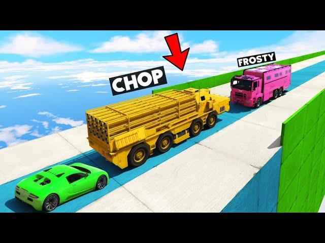 GTA5 FACE TO FACE CHALLENGE WITH DUNE TRUCK AND CHOP 1