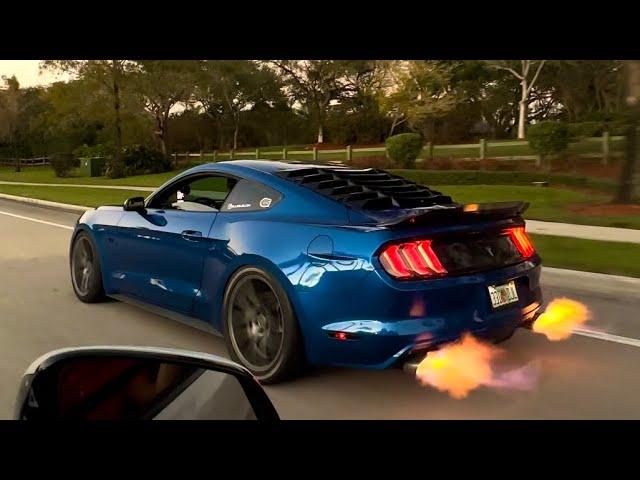 Insane Loud 5.0 Mustang with 2 Step and Straight pipe