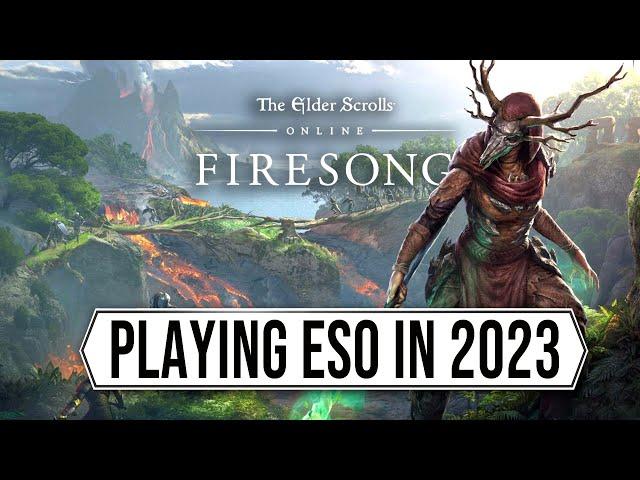 Playing ESO Skyrim in 2023 – (The Elder Scrolls Online Gameplay Firesong DLC)