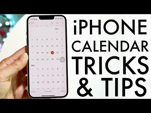 Awesome iPhone Calendar Tips & Tricks