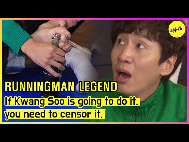 [RUNNINGMAN] If Kwang Soo is going to do it, you need to censor it. (ENGSUB)