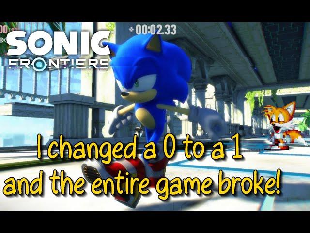 I Broke Sonic Frontiers And Sega Now Hates Me.
