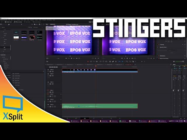 How to use Stinger Transitions in XSplit Gamecaster | XSplit Transitions Guide (Custom Stingers!!)