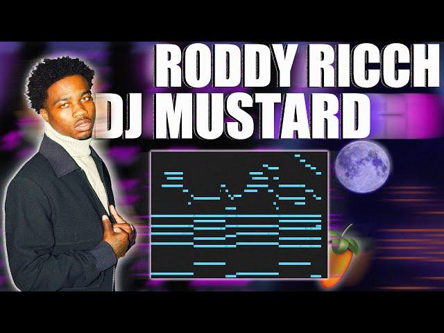 HOW TO MAKE HIT RECORDS FOR RODDY RICCH & MUSTARD | FL STUDIO BEAT TUTORIAL 2021