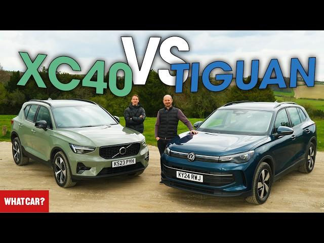 NEW VW Tiguan vs Volvo XC40 review – what's the best SUV? | What Car?