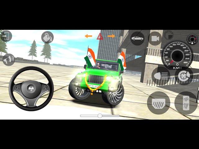 Dollar (Song) Modified Mahindra Green Thar || Indian Cars Simulator 3D || Android Gameplay Part 24