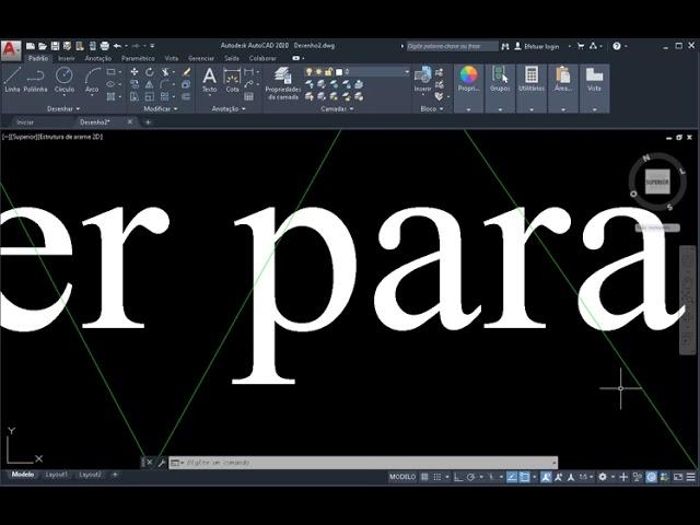 Trazer para a frente AutoCAD